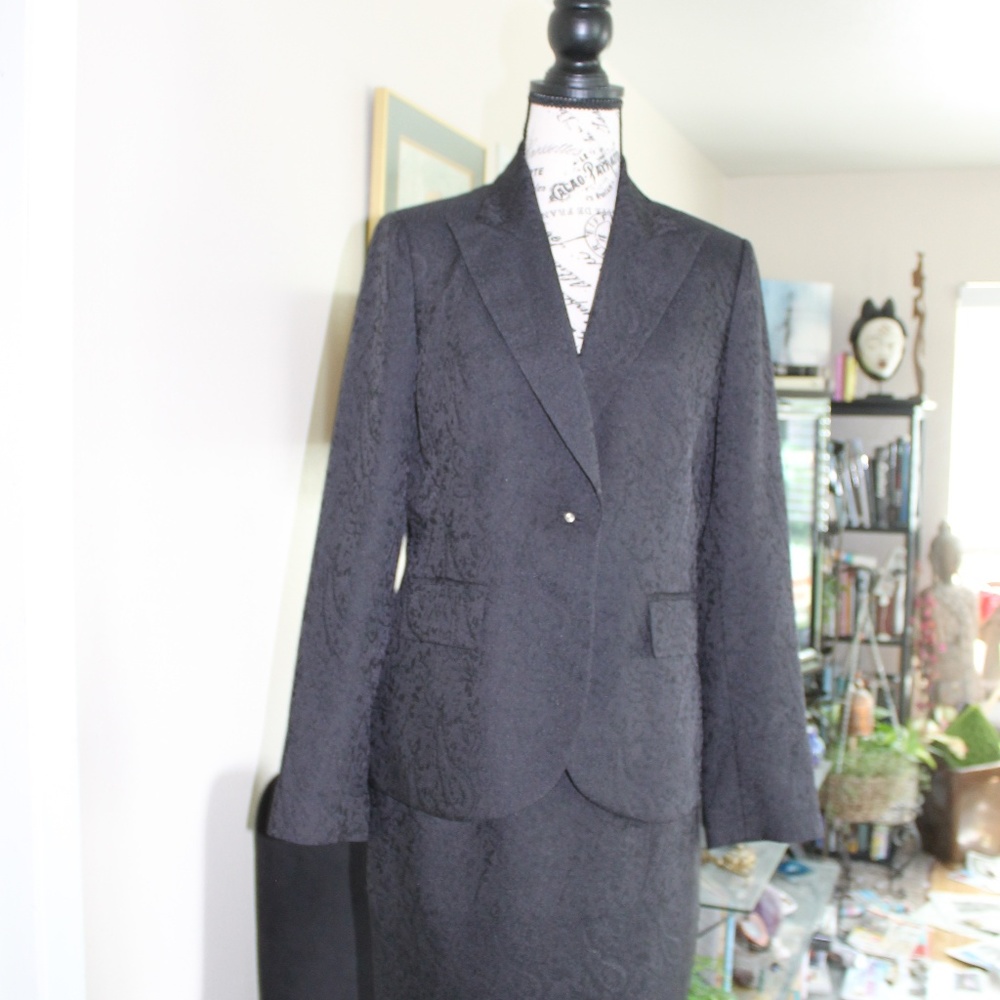Black Skirt Suit